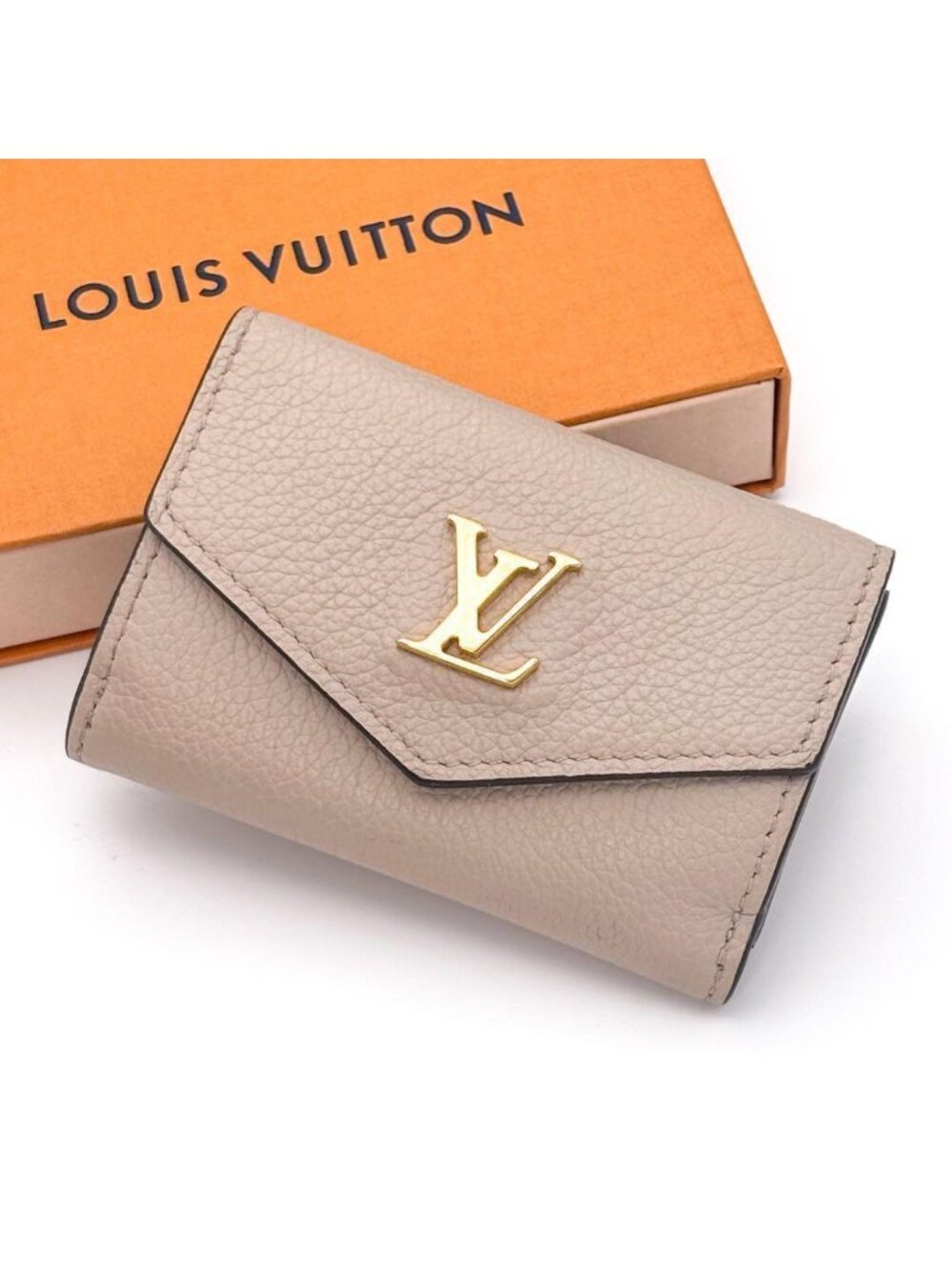 Louis Vuitton Super Wallet Lock Mini Compact Trifold